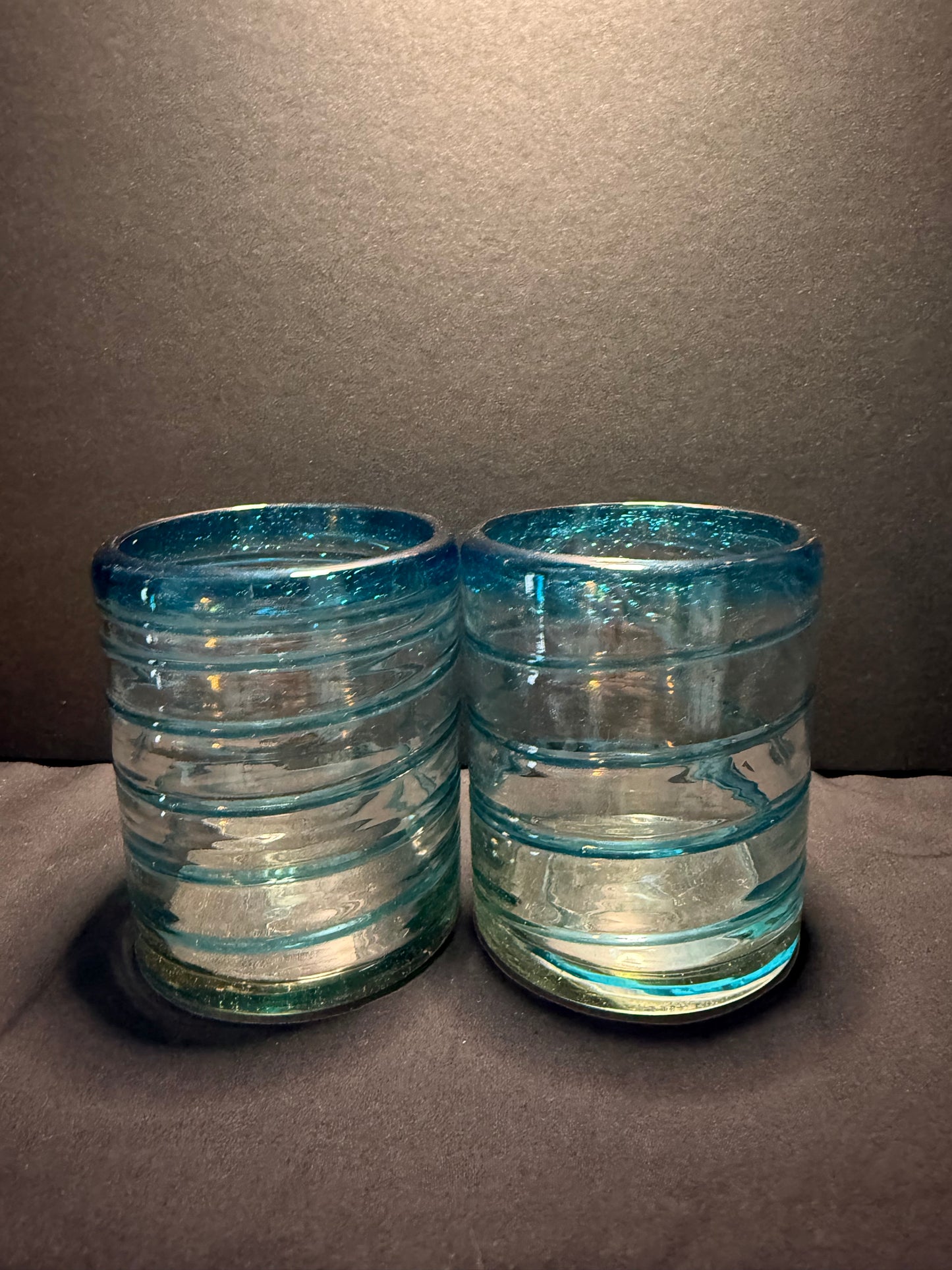 Handblown Mexican Dinking Glasses Set