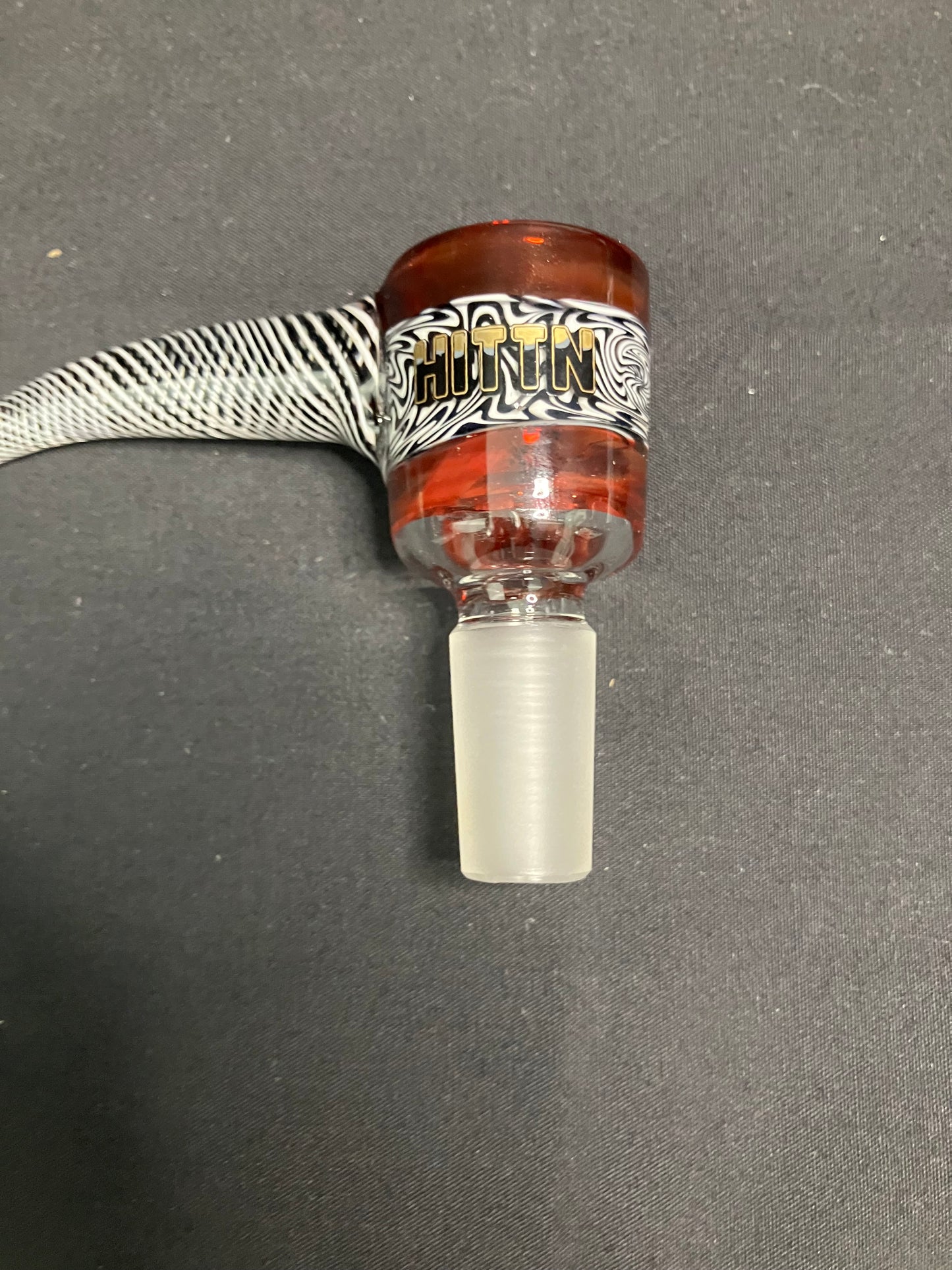 14mm Hittin Glass XL Handle Screened Bowl