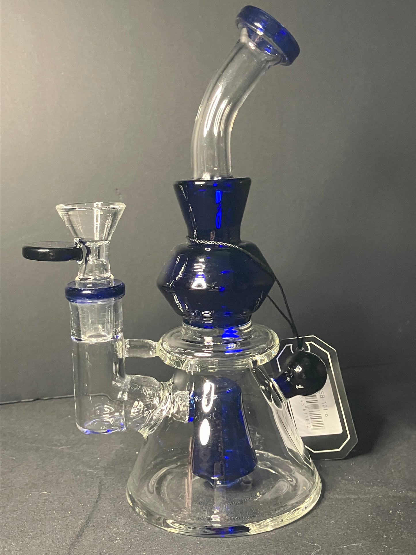 7" Multi Hole Bent Neck Water Pipe