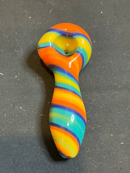 4” Rainbow Swirl Hand Pipe
