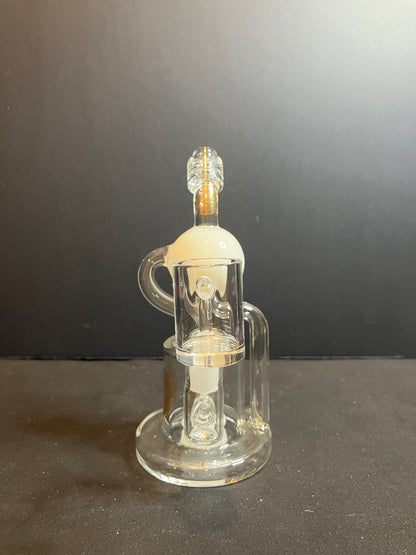 Bougie Glass 6” Orbit Recycler Dab Rig