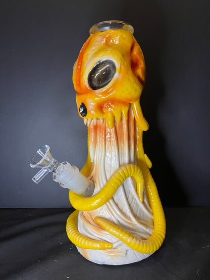 10” 3D Alien Lizard Beaker Bong