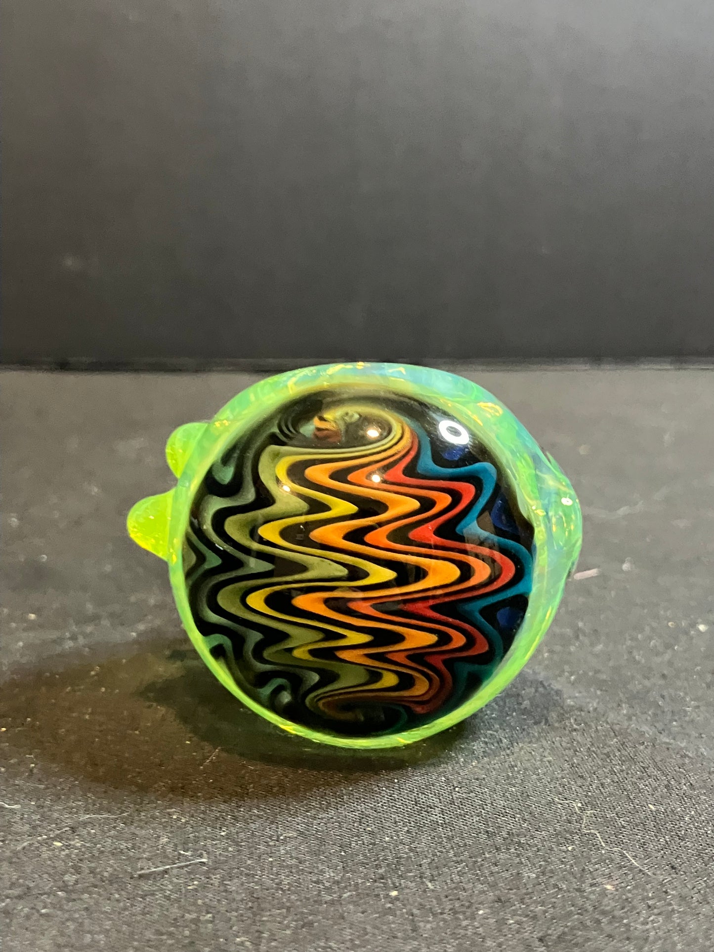 4” Color Fumed Wig Wag Pipes