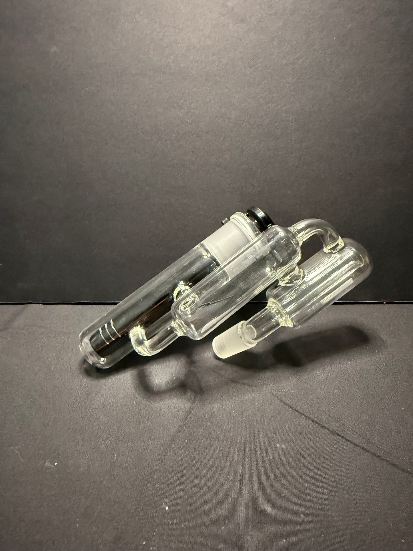 REMOVEABLE DOWNSTEM RECYCLER ASH CATCHER 14MM 45 DEGREES