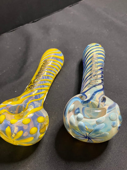 Phoenix Fumed Color Spiral Hand Pipe