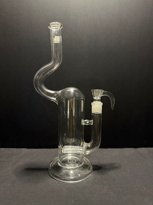 Greek Glass Dual Grid Natty Neck w/ Opal