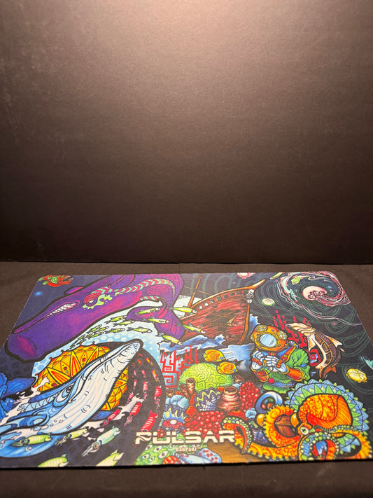 Pulsar DabPadz Large Dab Mat | Psychedelic Ocean