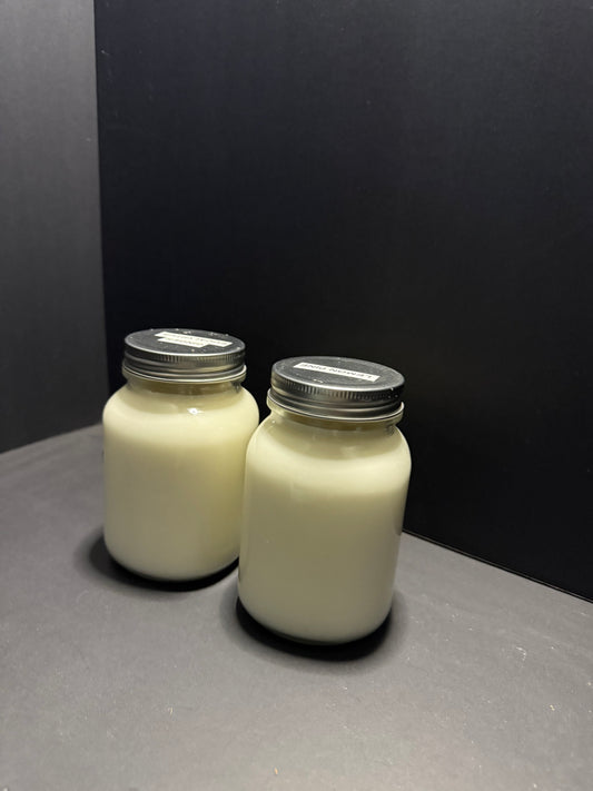 LARGE MASON JAR CANDLES