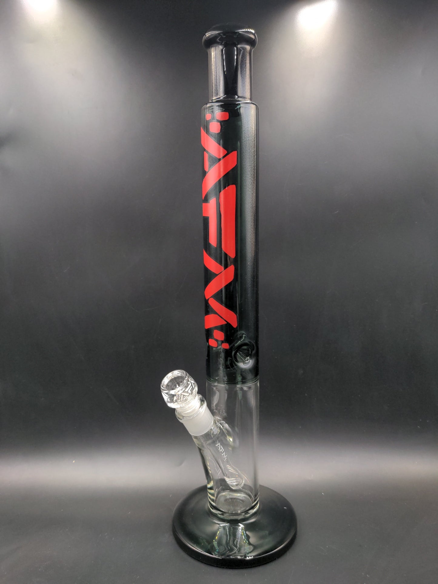 AFM Double Color Straight Tube Bongs 18" - Avernic Smoke Shop