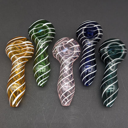 Color Swirl 4" Hand Pipe