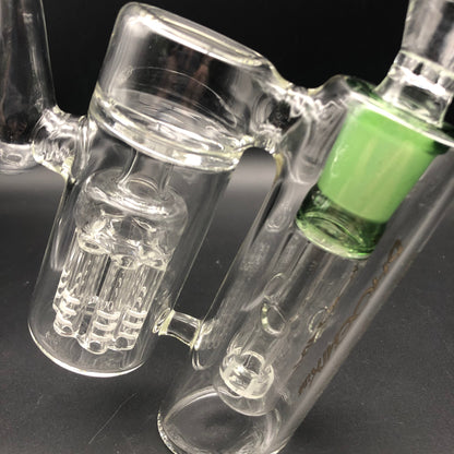 Dual Chamber Bubbler w/ 8-Arm and Showerhead Perc - Avernic Smoke Shop