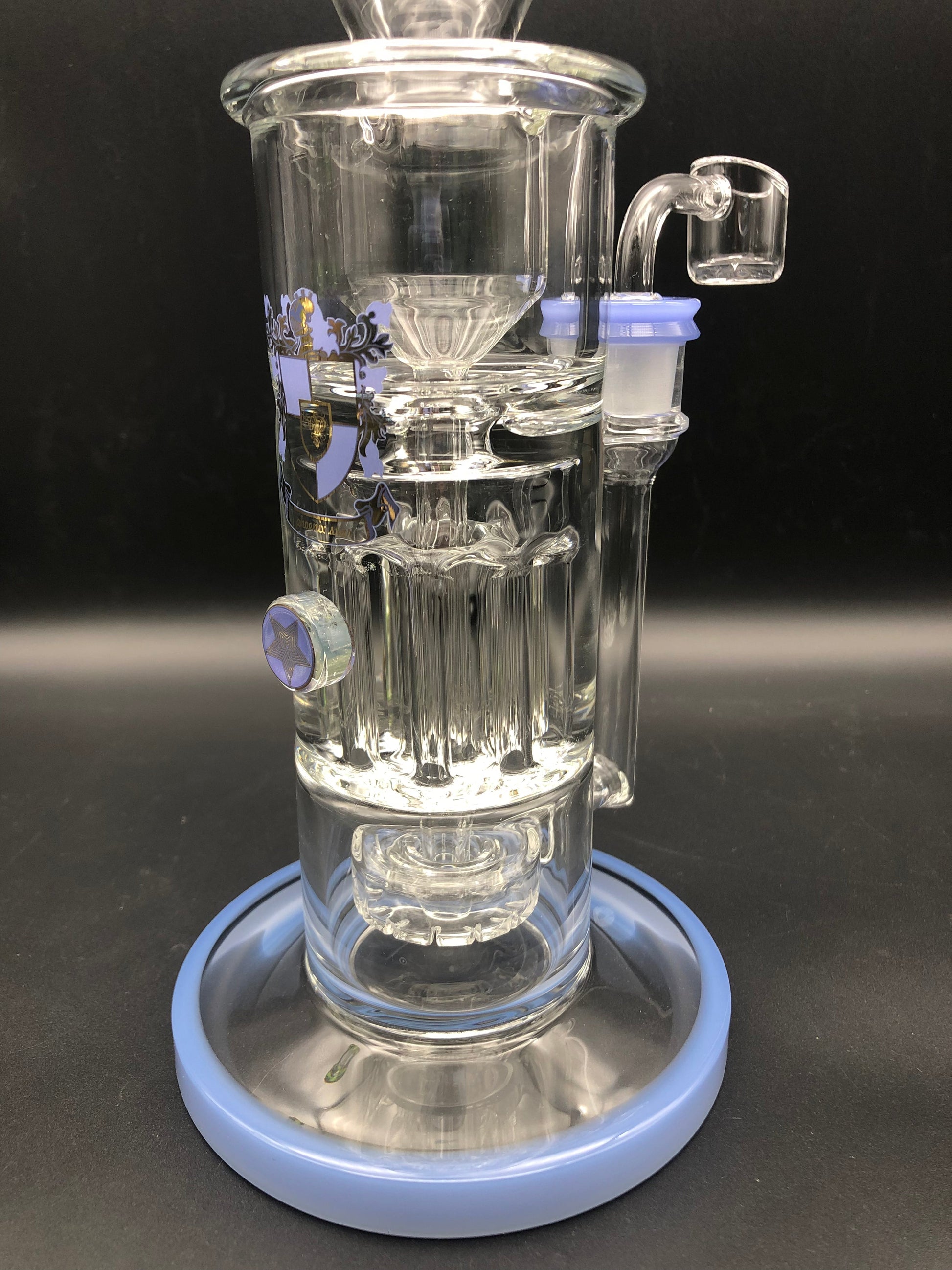 Phoenix 12" Tree Pillars Glycerin Incycler Rig - Avernic Smoke Shop