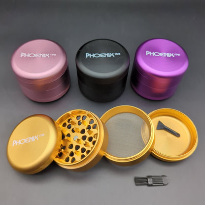 Phoenix 4 Stage Rounded Herb Grinder - Avernic Smoke Shop