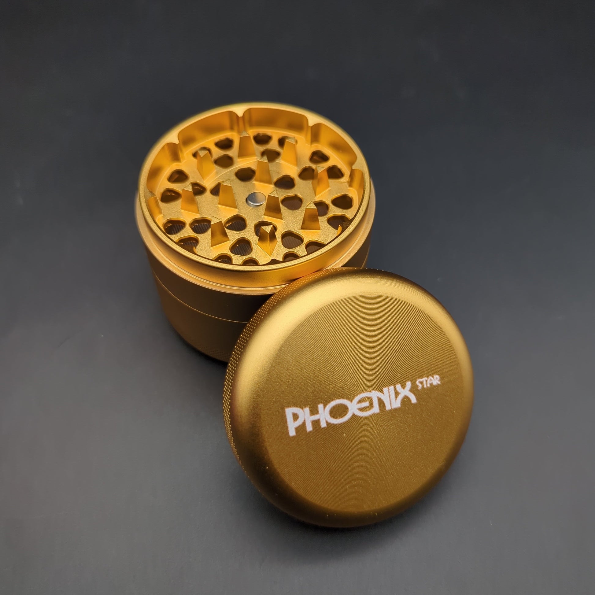 Phoenix 4 Stage Rounded Herb Grinder - Avernic Smoke Shop