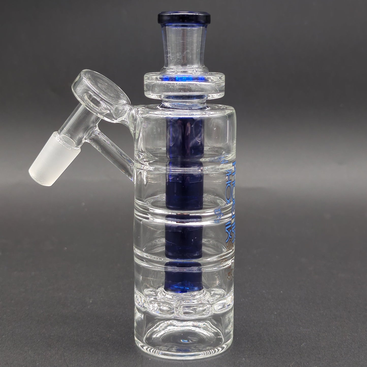 Phoenix Ribbed Ash Catcher with Perc 14mm 45° - Avernic Smoke Shop