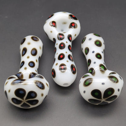 Polka Dot Hand Pipe 4" - Avernic Smoke Shop