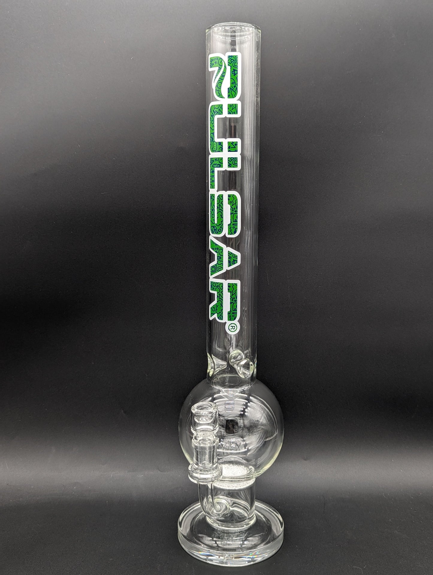 Pulsar Round Ball Glass Water Pipe | 20"