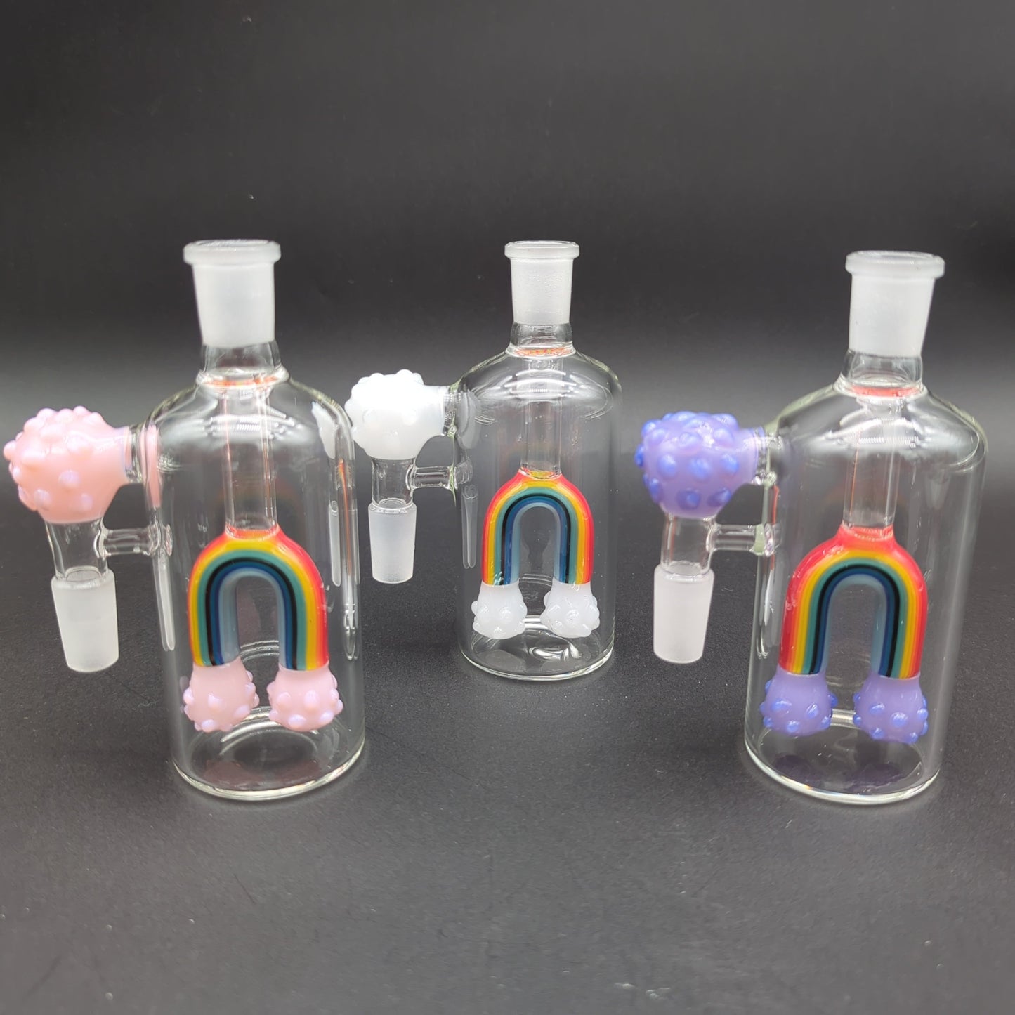 Rainbow Clouds Ash Catcher 14mm - Avernic Smoke Shop