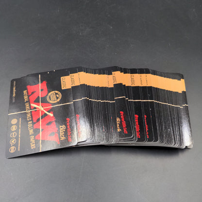 RAW Black Playing Cards - Avernic Smoke Shop