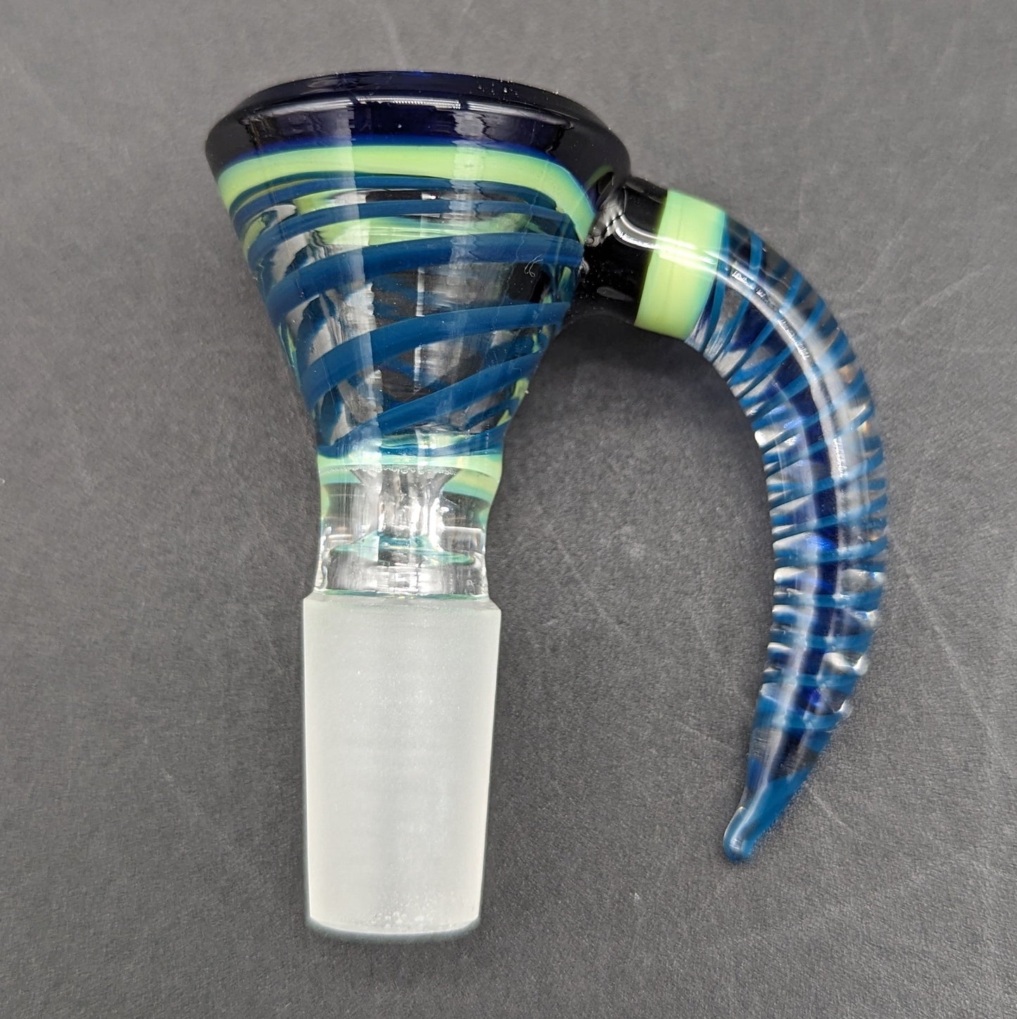 Swirled Glass 14mm Claw Handle Slides