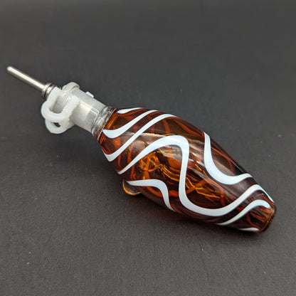 Swirled Glass Bubble Nectar Collectors